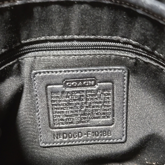 Coach Black Leather Hobo Shoulder Bag - Picture 2 of 6